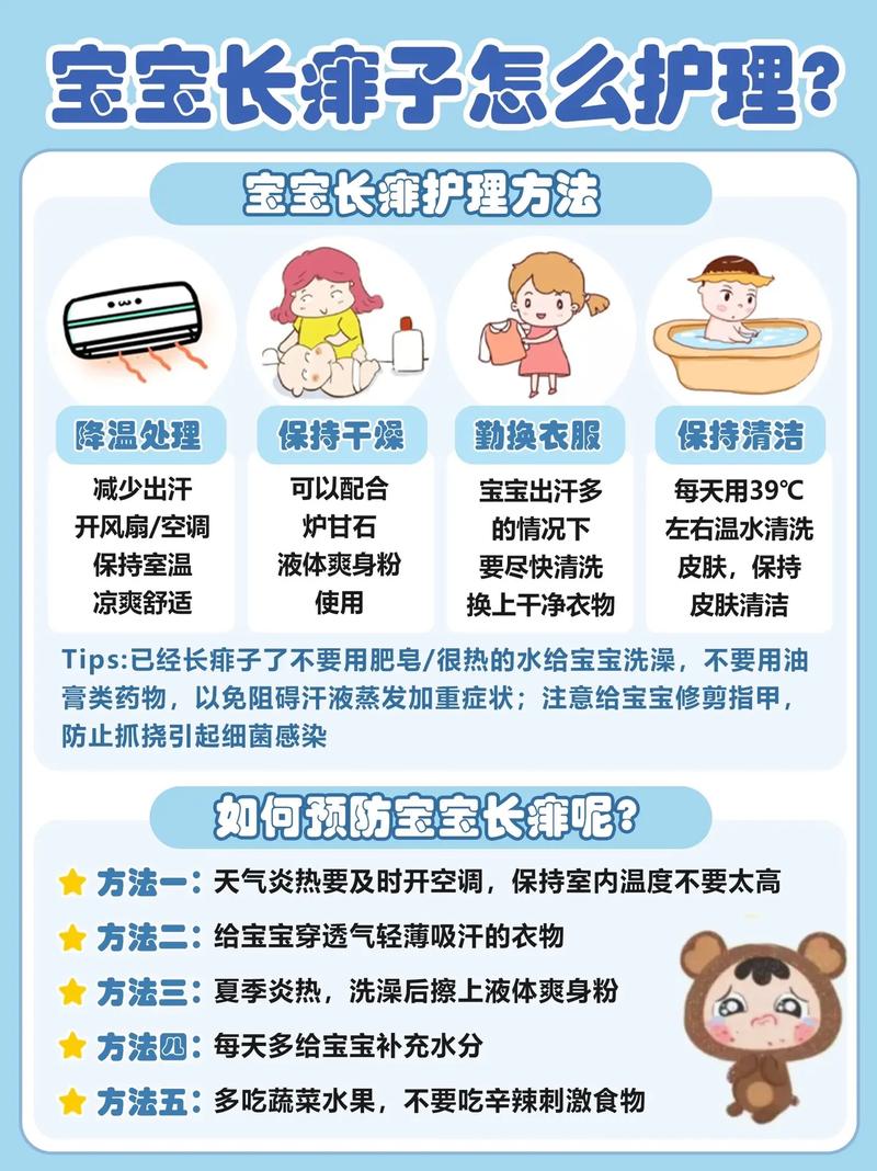 宝宝怕热长痱子怎么办